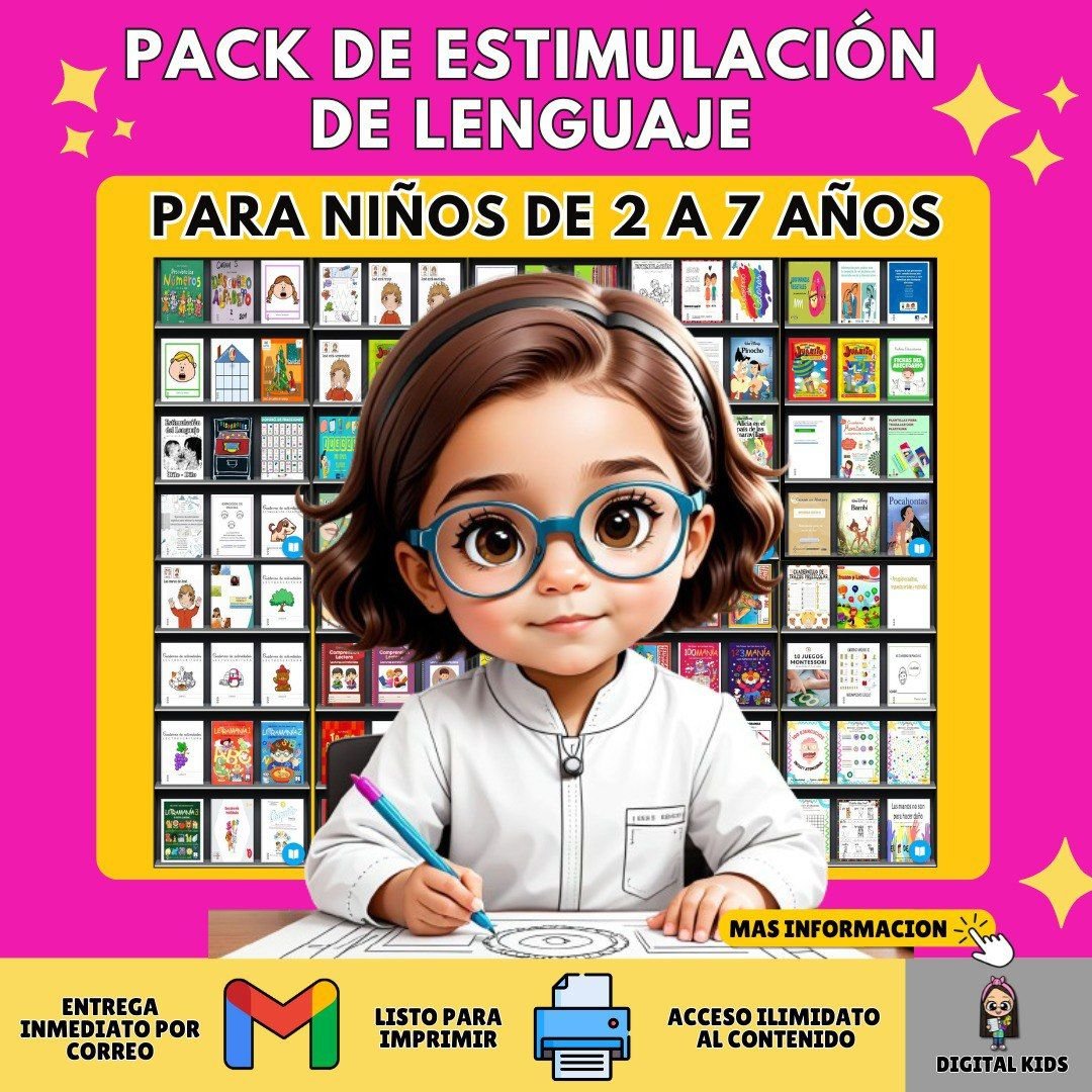 Pack de estimulación de lenguaje. (eBook)