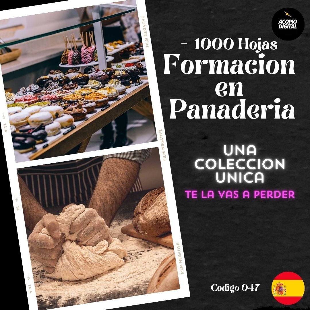 Panadería 13 en 1 + BONUS | Curso de panadería en 13 PDF. (eBook)
