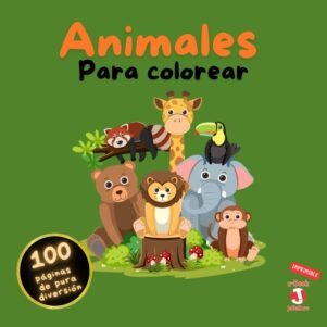 Animales para Colorear - 100 Diseños Únicos (eBook)
